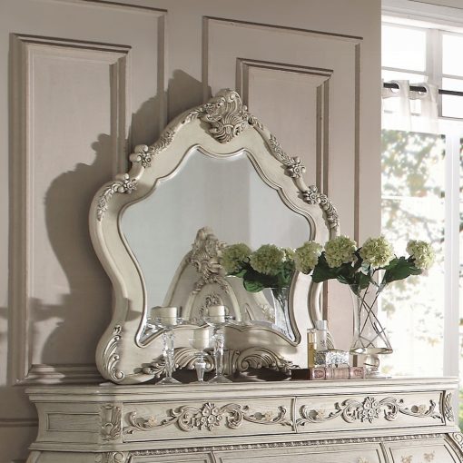 Acme Ragenardus Antique White Mirror