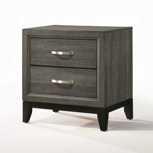 Acme Valdemar Weathered Gray Nightstand - Image 2