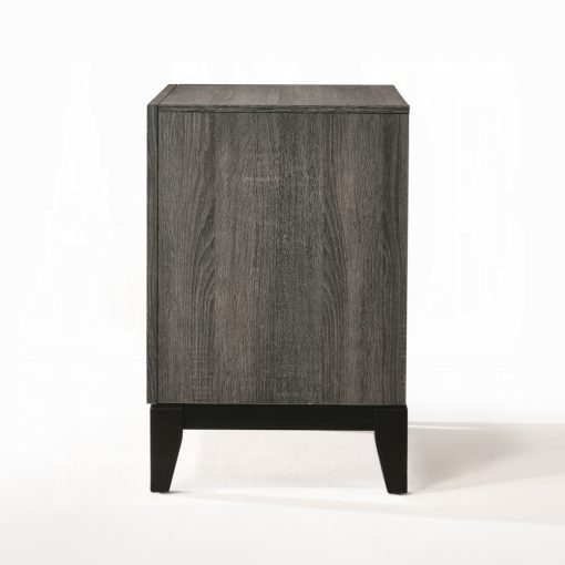 Acme Valdemar Weathered Gray Nightstand - Image 4