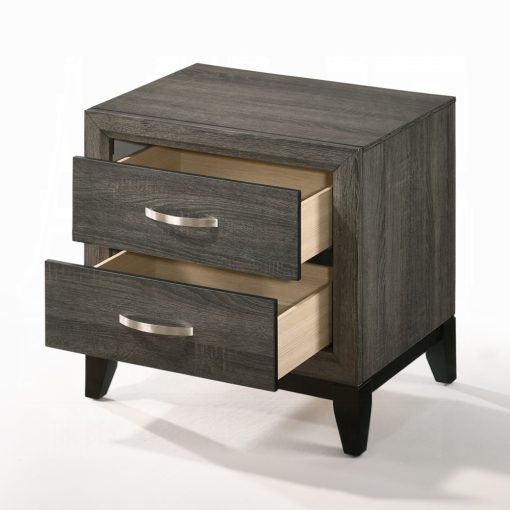 Acme Valdemar Weathered Gray Nightstand - Image 5