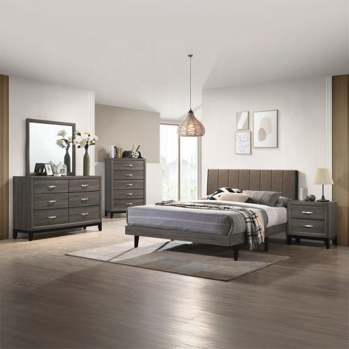 Acme Valdemar Weathered Gray Mirror - Image 4