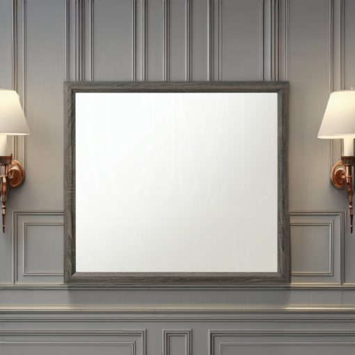 Acme Valdemar Weathered Gray Mirror - Image 6