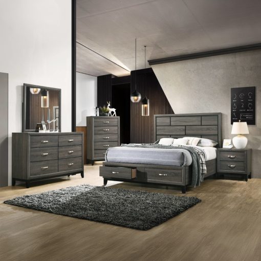 Acme Valdemar Weathered Gray Mirror - Image 7