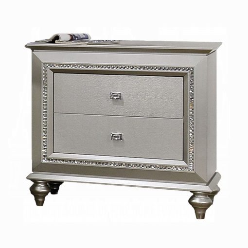 Acme Kaitlyn Champagne Nightstand - Image 2