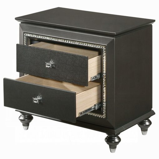 Acme Kaitlyn Champagne Nightstand - Image 10