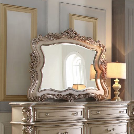 Acme Gorsedd Golden Ivory Mirror