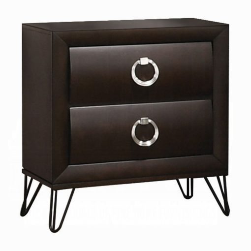 Acme Tablita Dark Merlot Nightstand