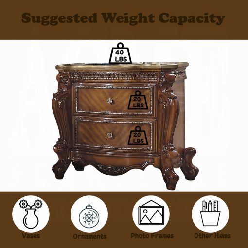 Acme Picardy Honey Oak Nightstand - Image 5