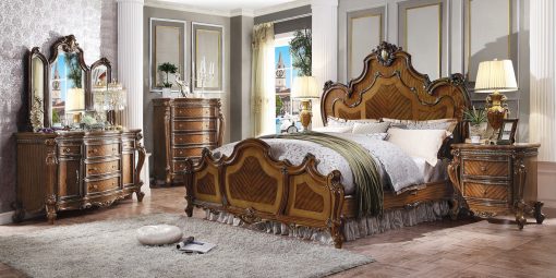 Acme Picardy Honey Oak Mirror - Image 3