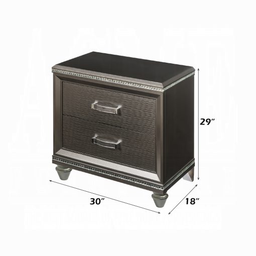 Acme Sadie Dark Champagne Nightstand - Image 2
