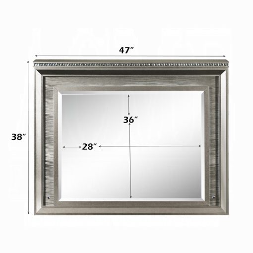 Acme Sadie Dark Champagne Mirror with Led - Image 2