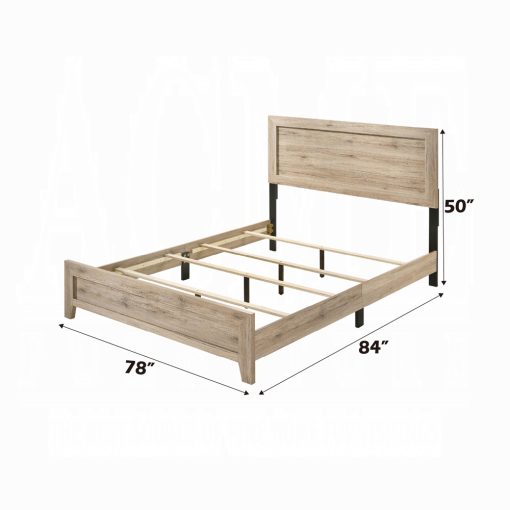 Acme Miquell Natural Bed - Image 5