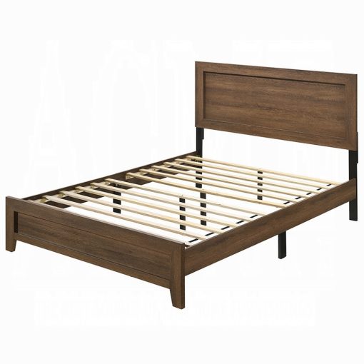 Acme Miquell Composite Wood Oak Bed - Image 3
