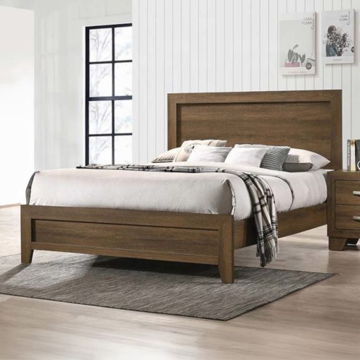 Acme Miquell Composite Wood Oak Bed