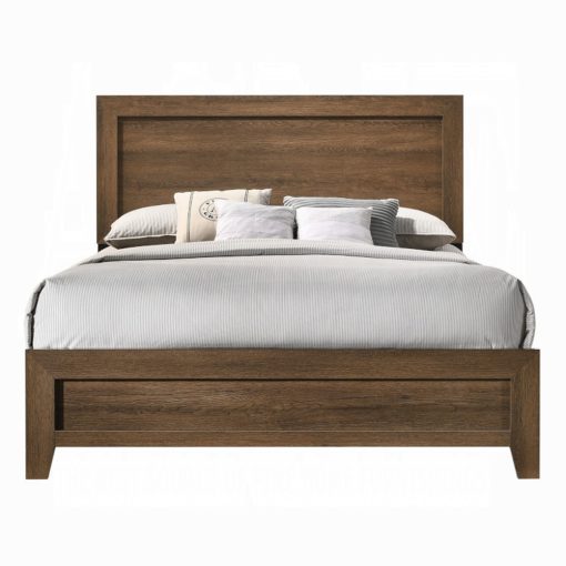Acme Miquell Composite Wood Oak Bed - Image 2