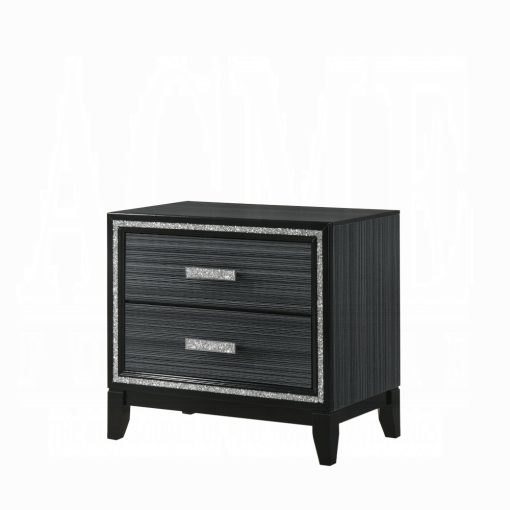 Acme Haiden Weathered Black Nightstand
