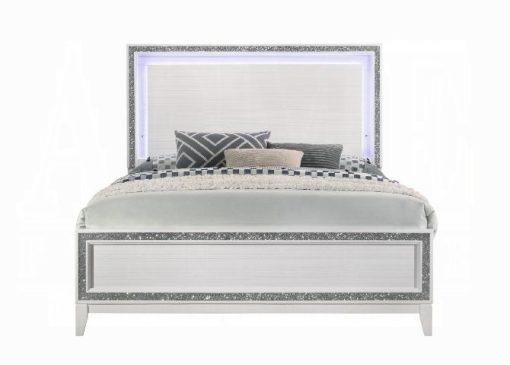 Acme Haiden White Bed with Led - Image 3