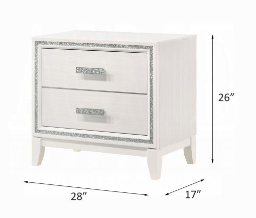 Acme Haiden White Nightstand - Image 7
