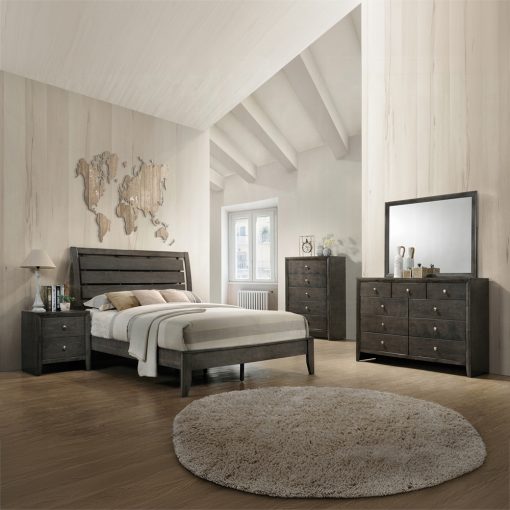 Acme Ilana Gray Nightstand - Image 7