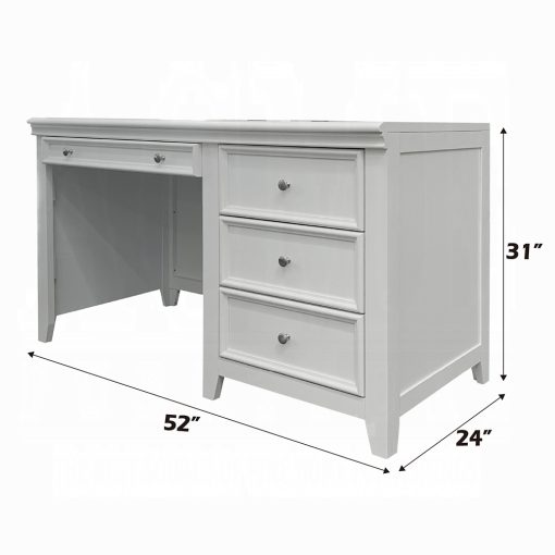 Acme Lacey White Writing Desk - Image 11
