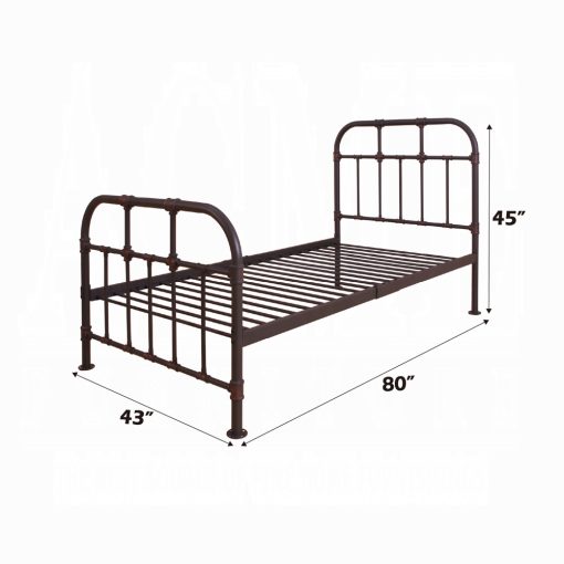 Acme Nicipolis Sandy Gray Bed - Image 5