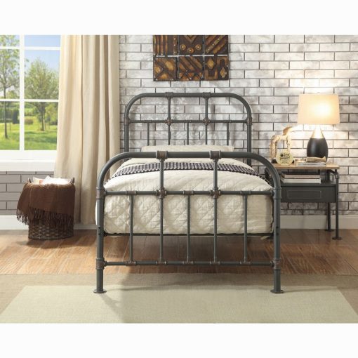 Acme Nicipolis Sandy Gray Bed