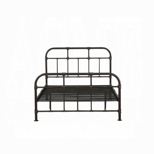 Acme Nicipolis Sandy Gray Bed - Image 9