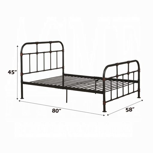 Acme Nicipolis Sandy Gray Bed - Image 11