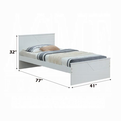 Acme Ragna White Twin Bed - Image 6