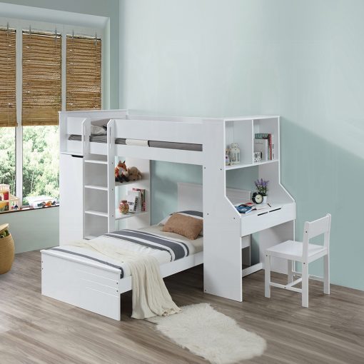 Acme Ragna White Twin Bed - Image 5