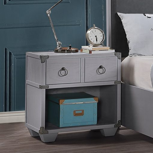 Acme Orchest Gray Nightstand