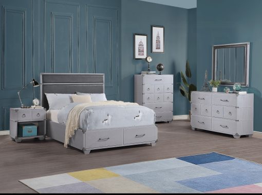 Acme Orchest Gray Nightstand - Image 6
