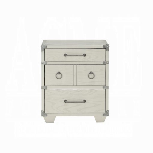 Acme Orchest Gray Nightstand with USB - Image 3