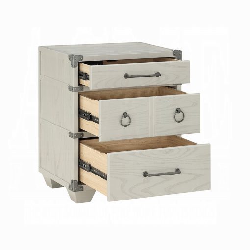 Acme Orchest Gray Nightstand with USB - Image 4