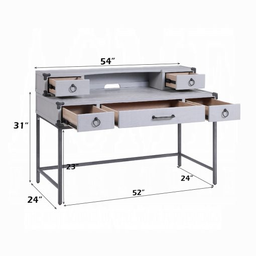 Acme Orchest Gray Writing Desk - Image 7