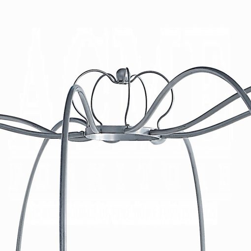 Acme Priya Silver Twin Bed with Canopy - Image 5