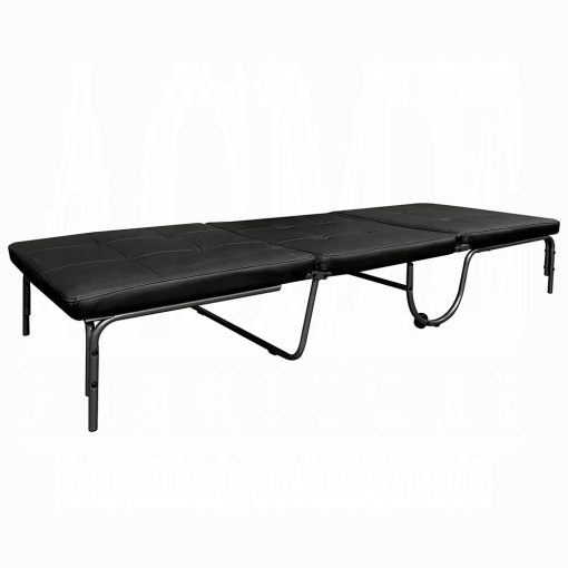 Acme Senon Silver & Black Adjustable Chair (Futon) - Image 5