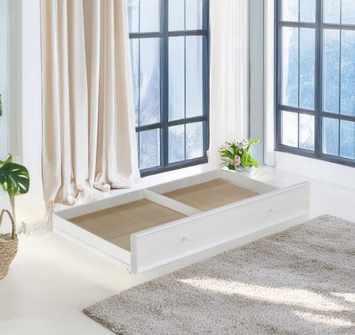 Acme Rapunzel White Trundle (Twin)