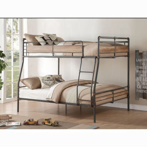 Acme Brantley II Sandy Black & Dark Bronze Hand-Brushed Full Xl/Queen Bunk Bed