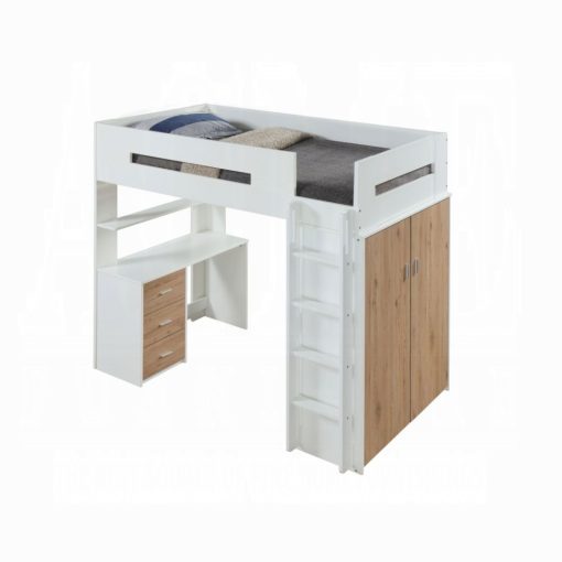 Acme Nerice Twin Loft Bed with Desk & Wardrobe - Image 18
