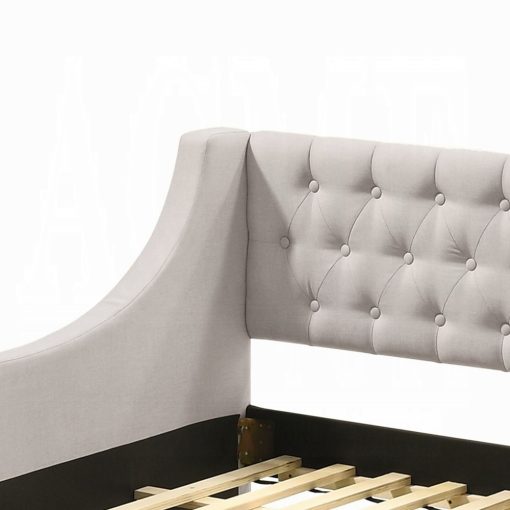 Acme Lianna Fog Fabric Daybed with Trundle (Full) - Image 5