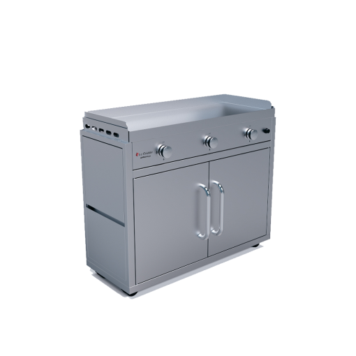 Le Griddle The Big Texan Freestanding 3 Burner Gas Griddle - Image 2