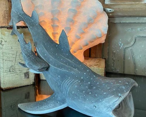 The Light Garden Resin Shark