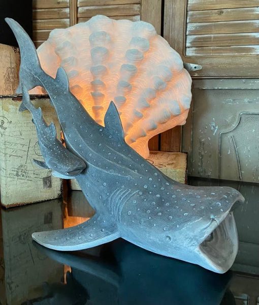 The Light Garden Resin Shark