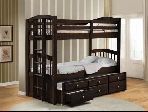 Acme Micah Twin/Twin Bunk Bed with Trundle & Storage - Image 2