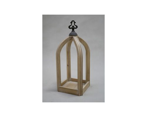 The Light Garden Wooden Open Lantern