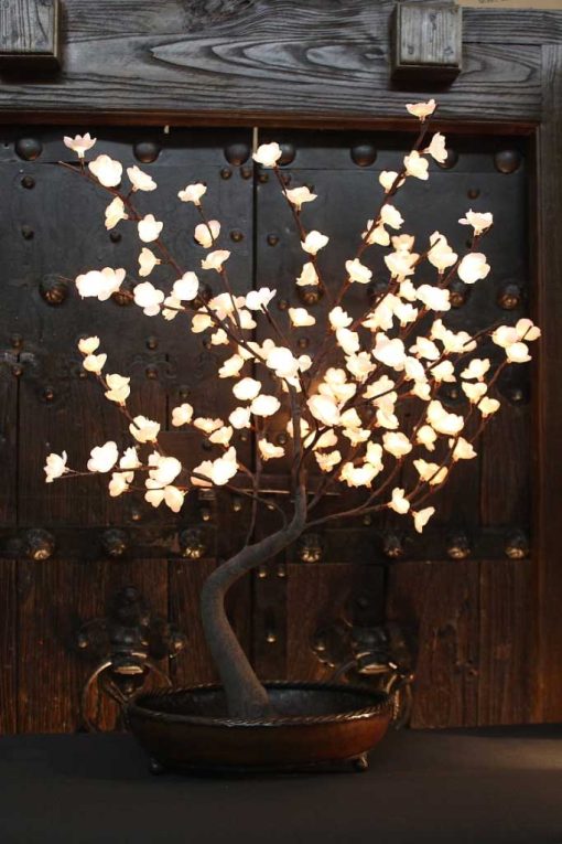 The Light Garden 128 Light White Bonsai Tree With Led’s 32"