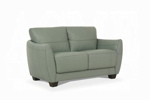 Acme Valeria Watery Leather Loveseat - Image 2