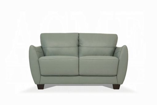 Acme Valeria Watery Leather Loveseat - Image 3