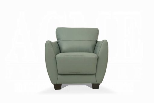 Acme Valeria Watery Leather Chair - Image 3